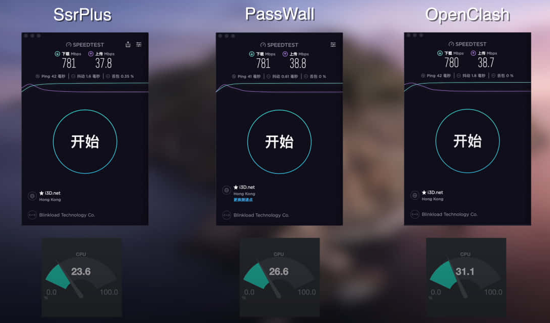 SSRPlus，PassWall，OpenClash插件对比