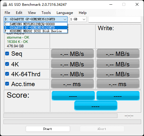 AS-SSD-Benchmark-选择硬盘