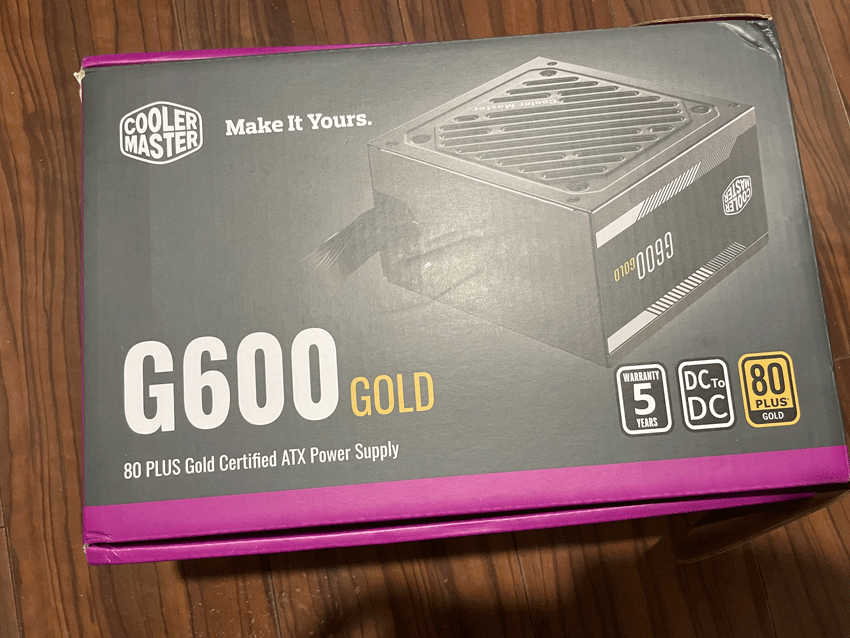 酷冷-G600-额定600W-金牌电源