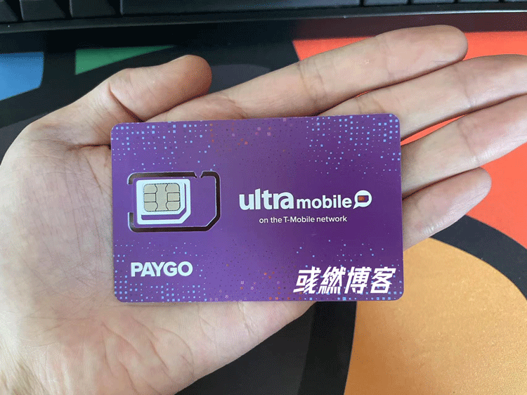 美国Ultra-Mobile-PayGo实体电话卡