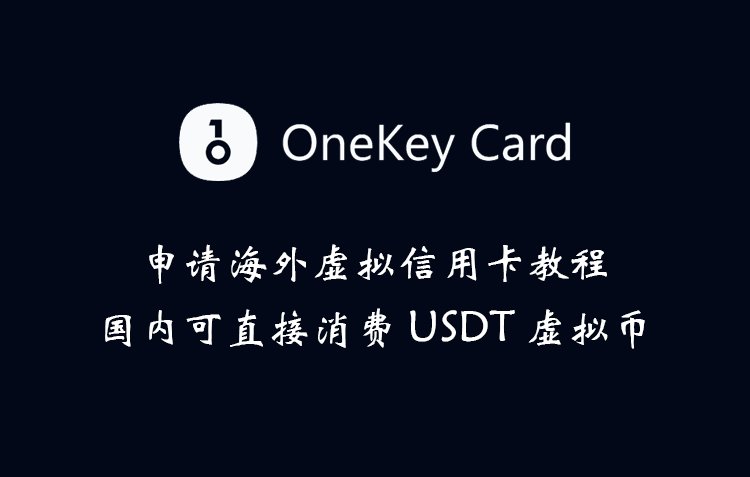 国内可直接消费 USDT 的海外虚拟信用卡